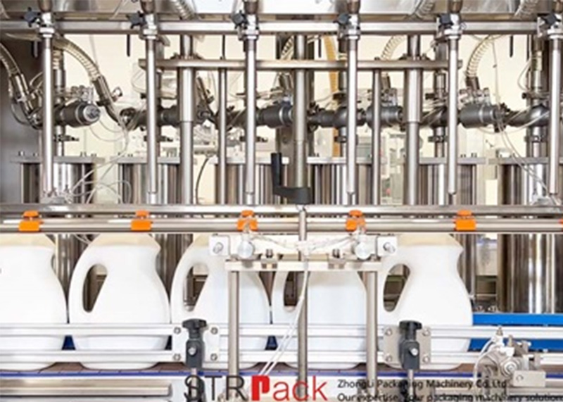 Mesin Pengisian Cairan Capping Packing Line untuk Pembersihan Deterjen Binatu